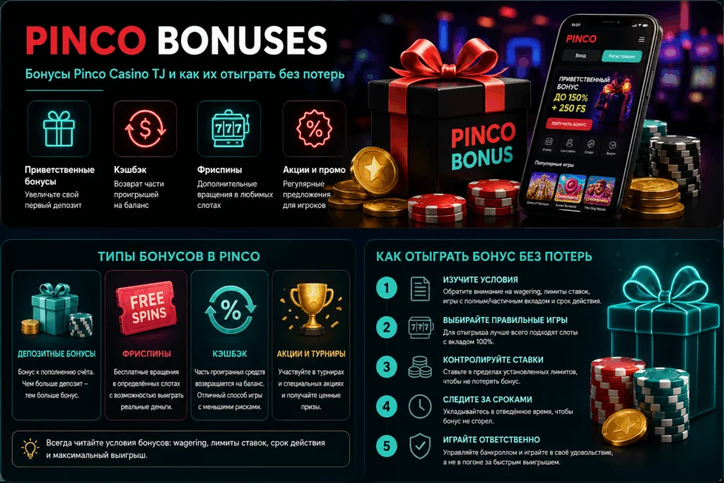 Pinco Bonuses