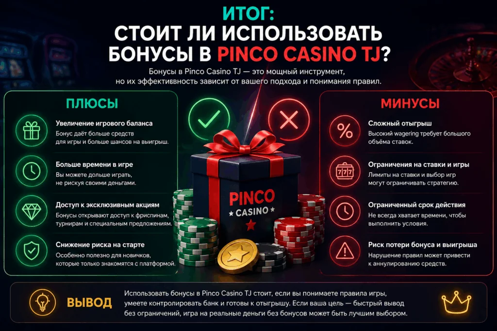 Pinco Bonuses Conclusion