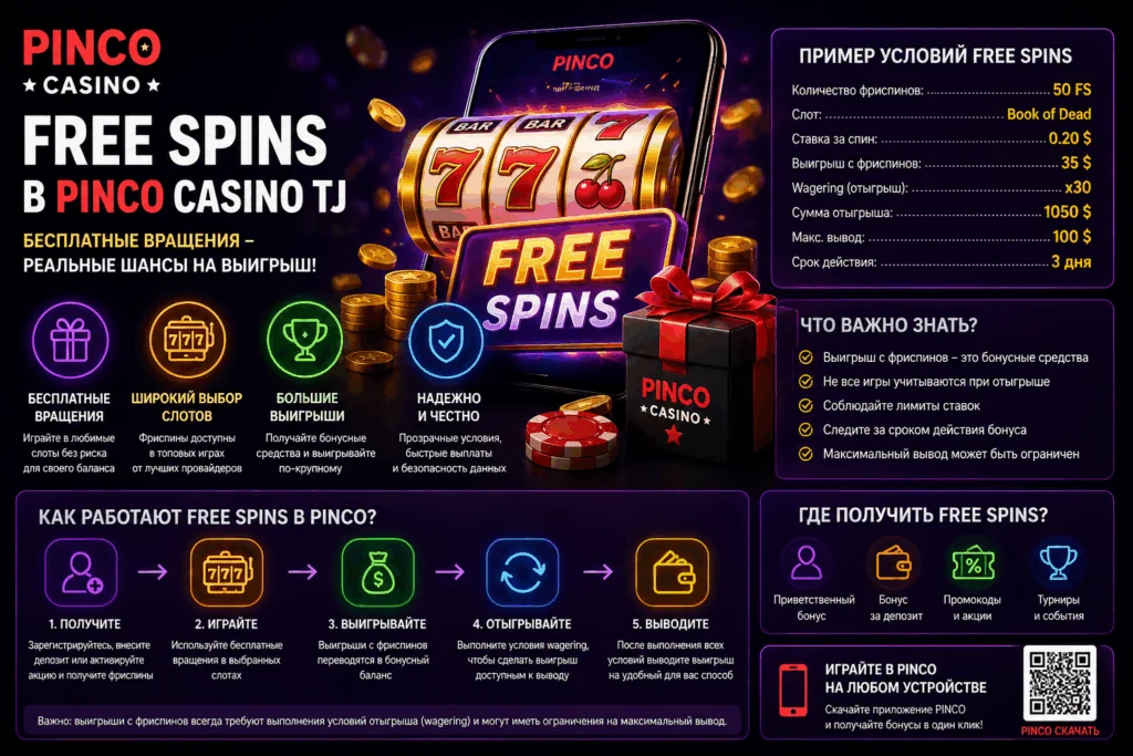 Pinco Free Spins